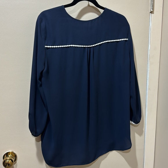 Zara semi sheer boho blouse - Picture 4 of 6